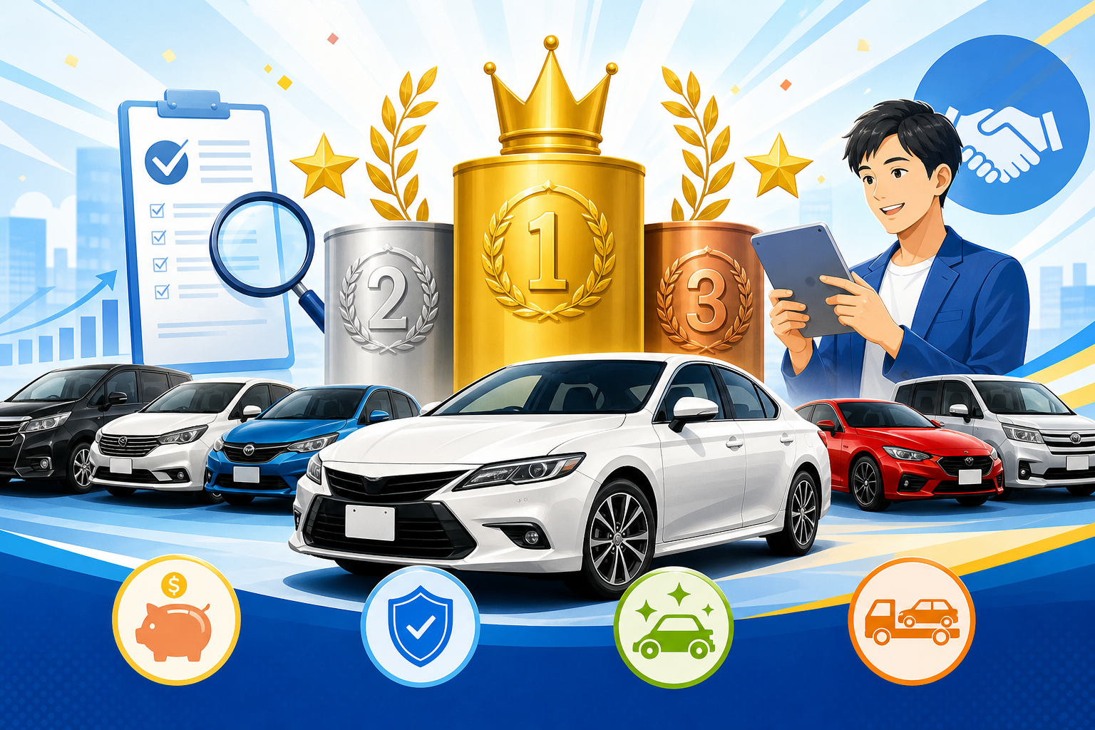 中古車買取はどこがいい?中古車買取のおすすめ会社をランキング